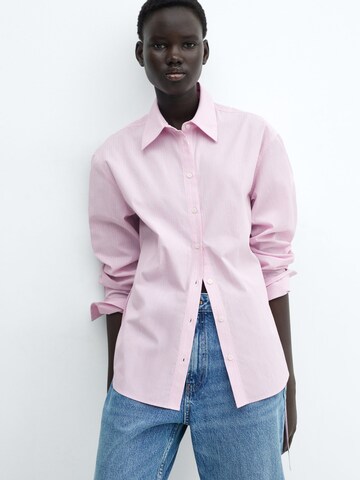 MANGO Bluse 'SEOUL' i pink: forside