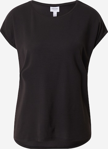 VERO MODA Shirt 'AVA' in Zwart: voorkant