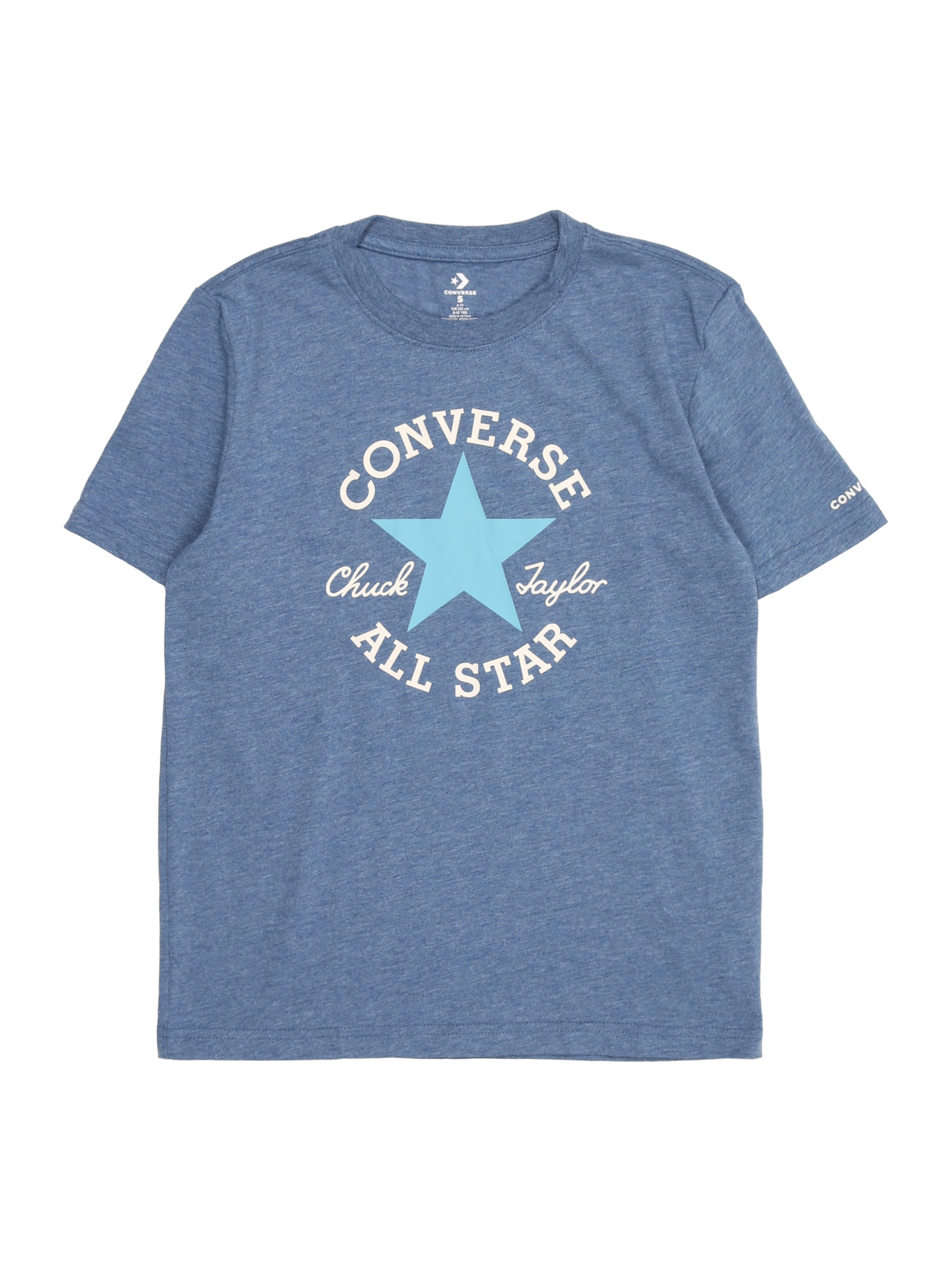 CONVERSE Majica | modra barva: sprednja stran