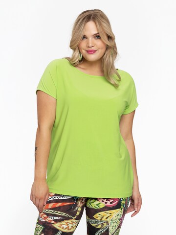 T-shirt YOEK en vert : devant
