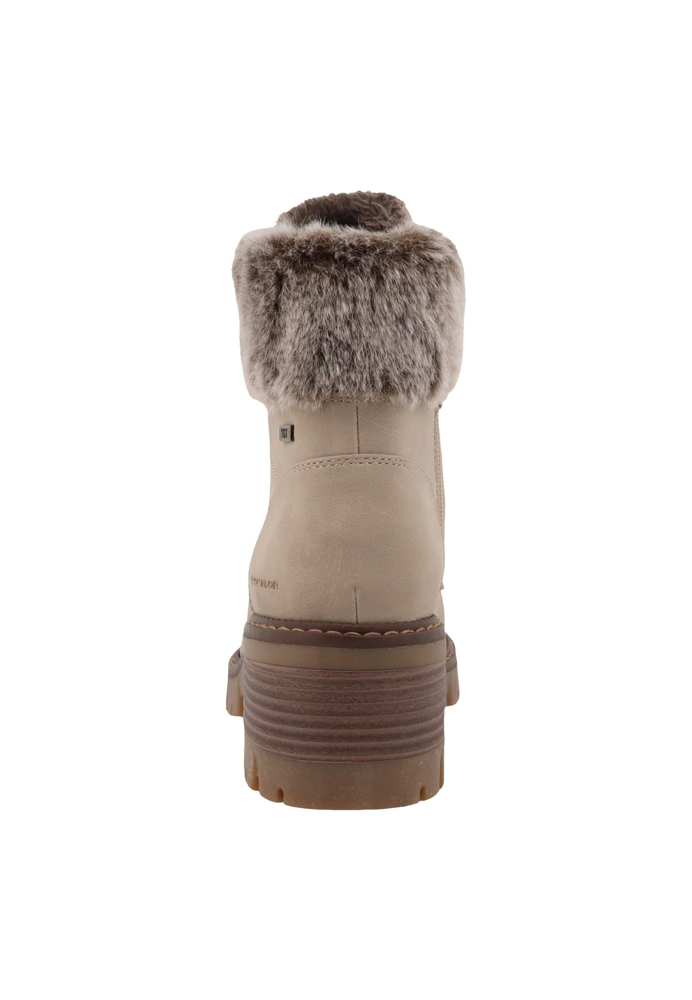 Stivaletto stringato di TOM TAILOR in beige