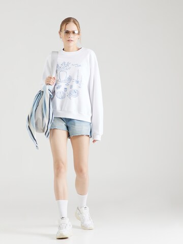 HOLLISTER Sweatshirt 'EASY' in Weiß