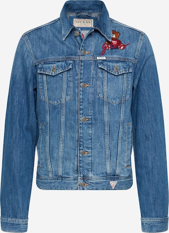GUESS Between-Season Jacket 'DILLON' in Blue: front