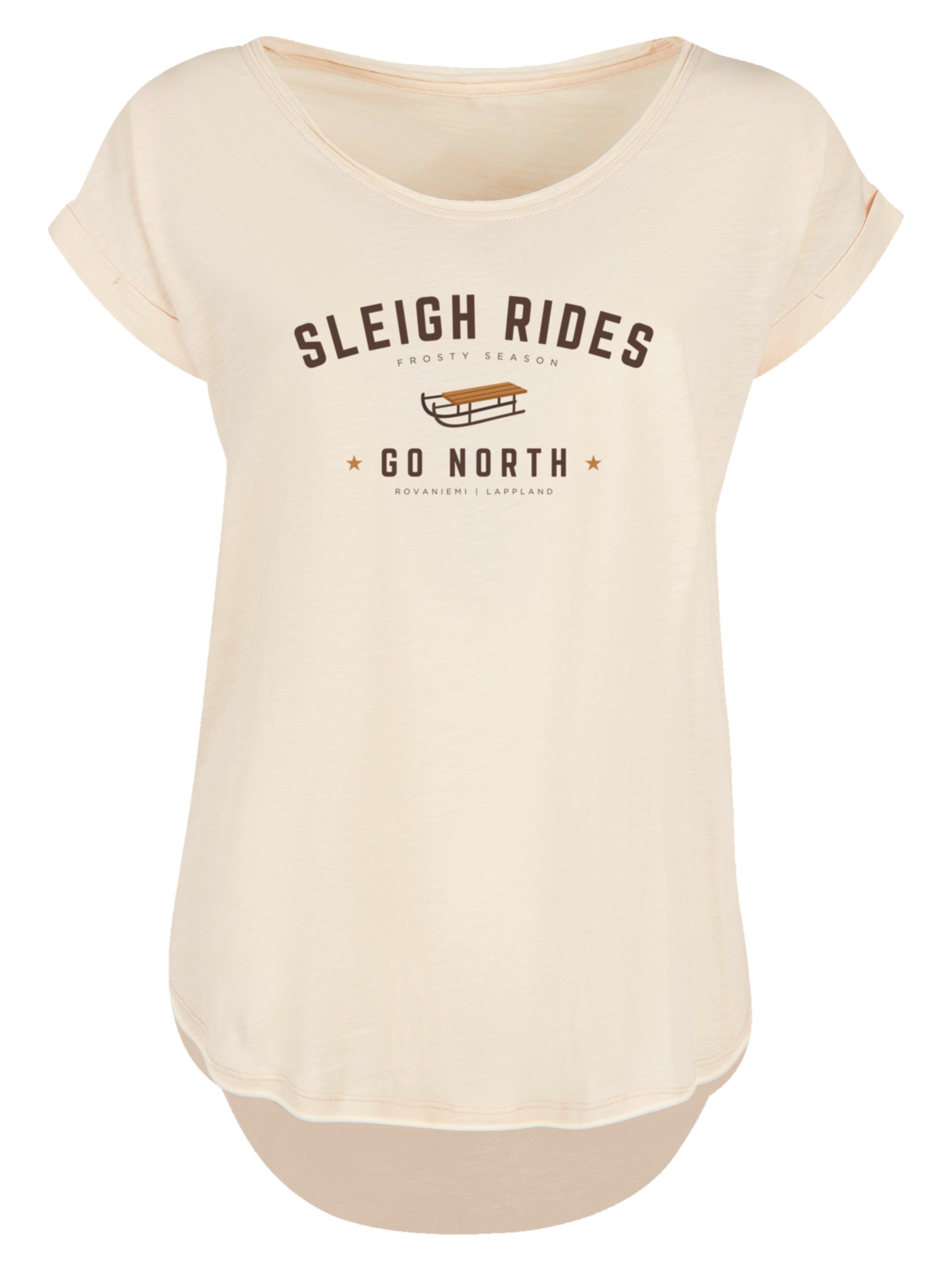 F4NT4STIC Shirt in Beige: front