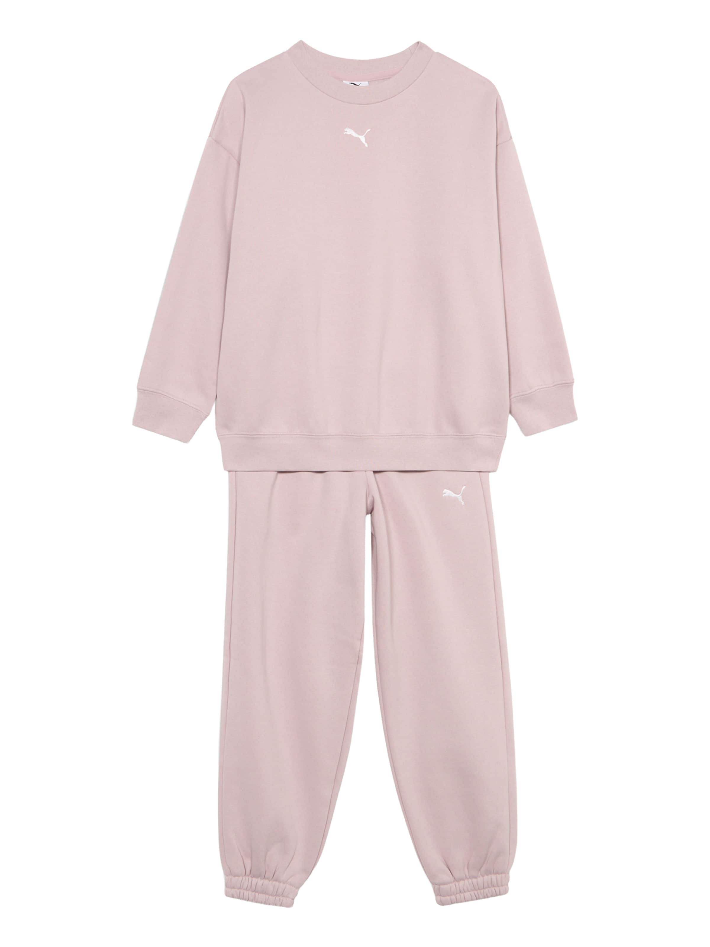 PUMA Sweatsuit in Pink: front