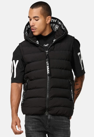 trueprodigy Bodywarmer ' Matthew ' in Zwart: voorkant