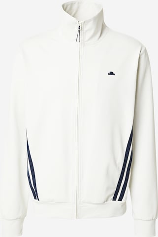 ELLESSE Суичъри с качулка в бяло: отпред