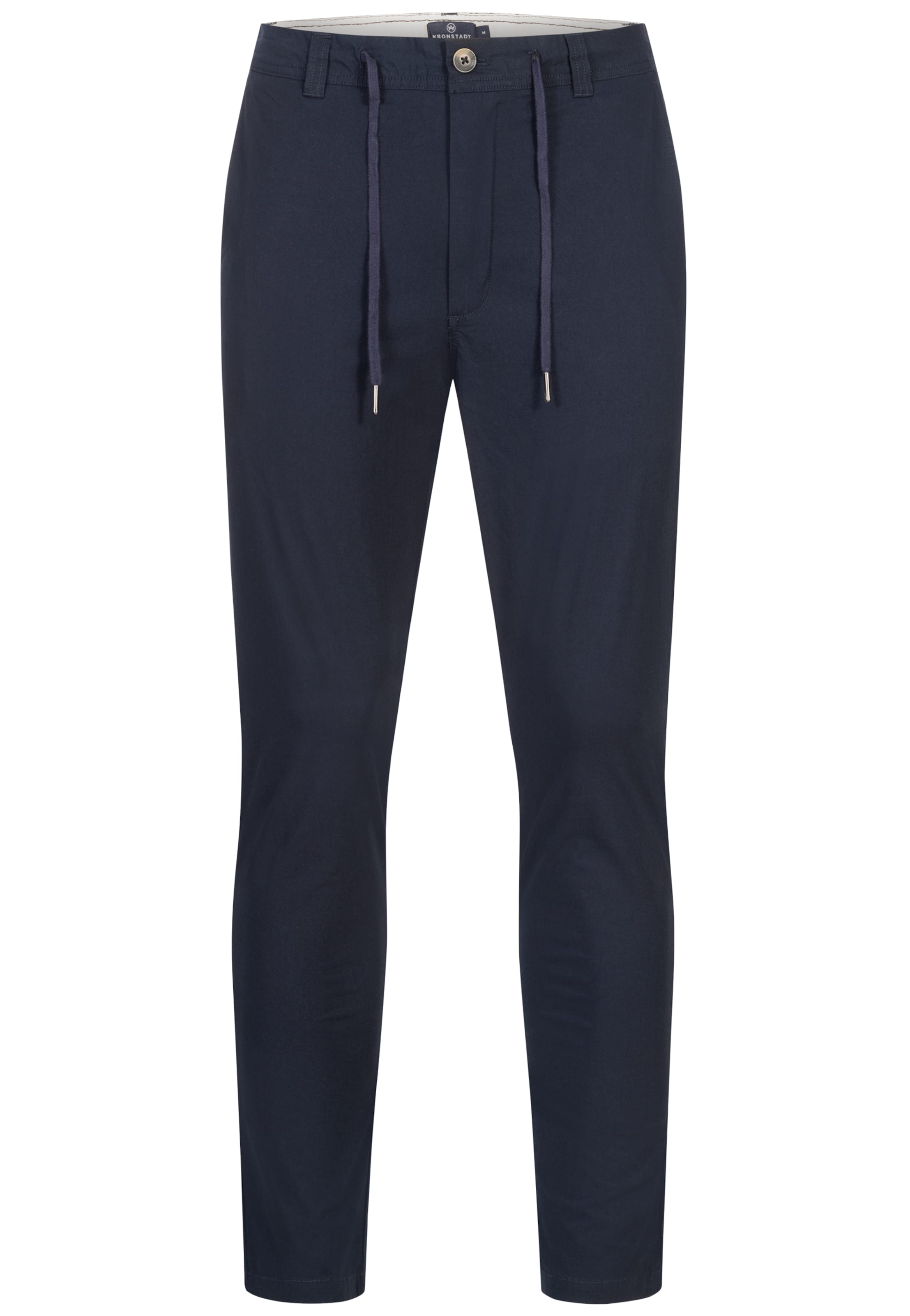 Kronstadt Regular Chino trousers 'Warren ' in Blue: front