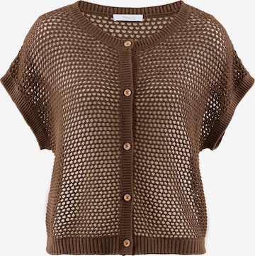 Cardigan Tamaris en marron : devant