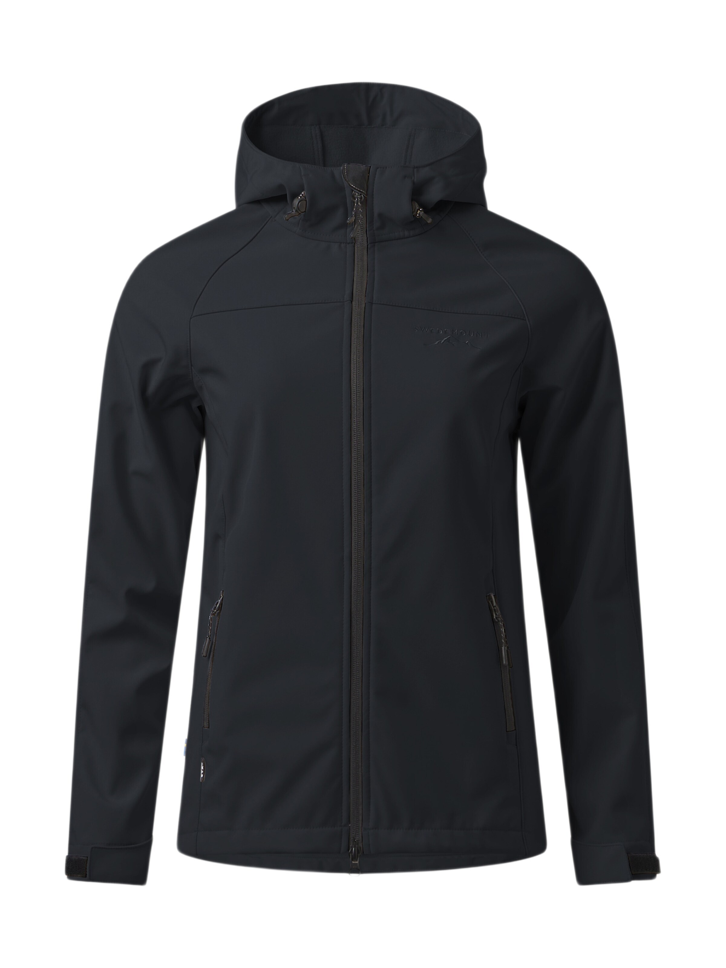 Veste outdoor 'Stryn' SWEDEMOUNT en noir : devant