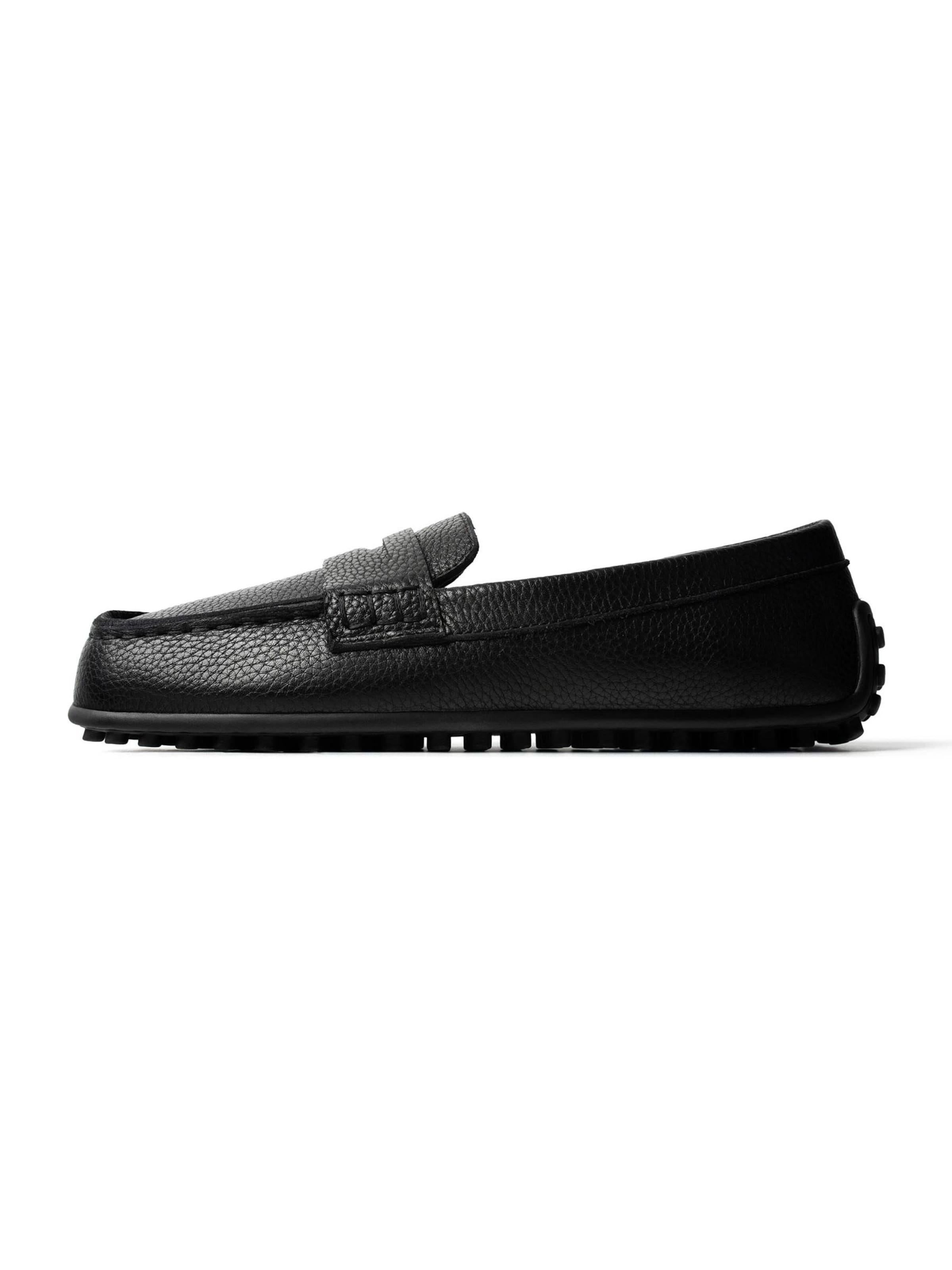 Mocassin 'AFTER THE RAIN FALLS' L37 HANDMADE SHOES en noir : devant