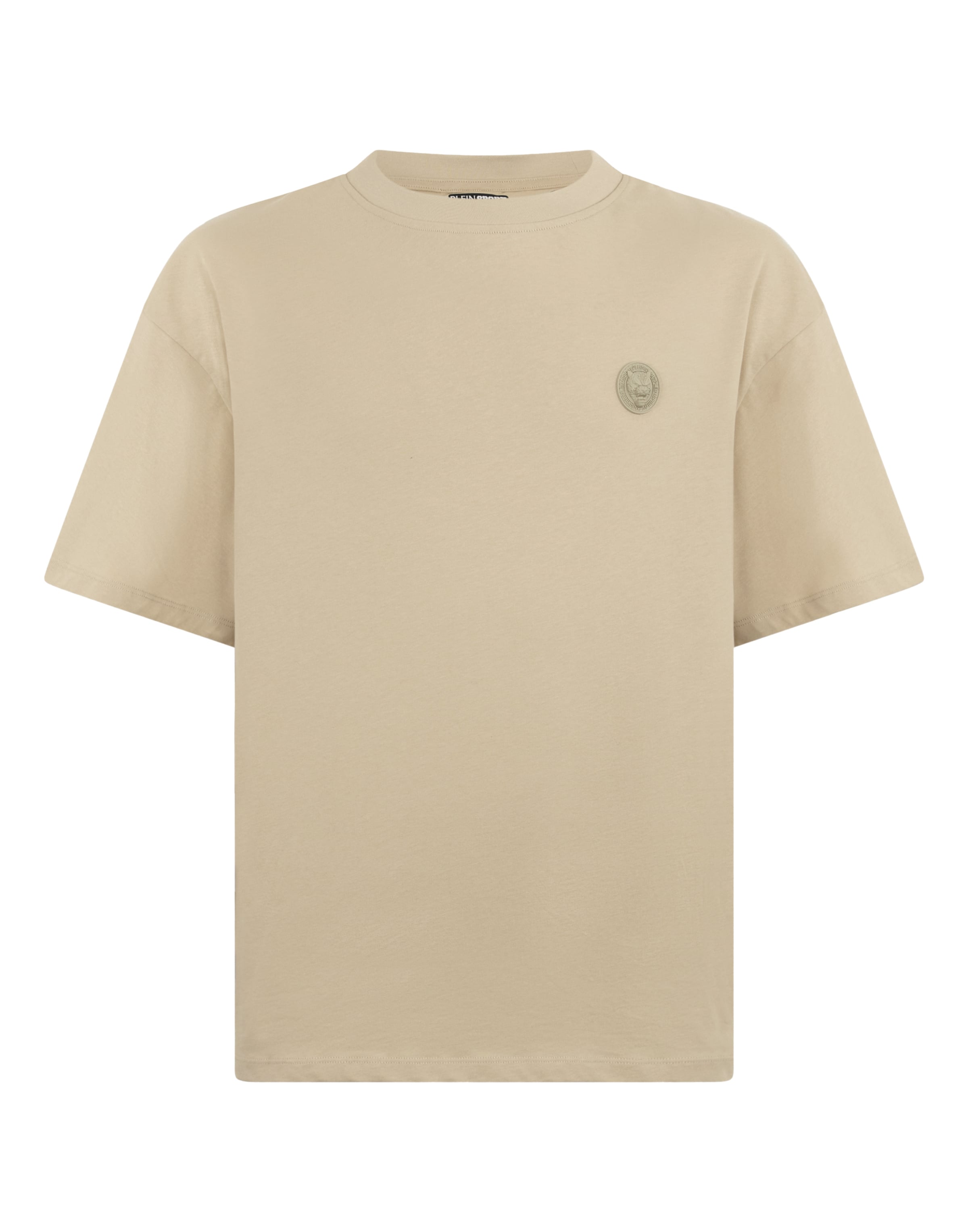 Maglietta di Plein Sport in beige: frontale