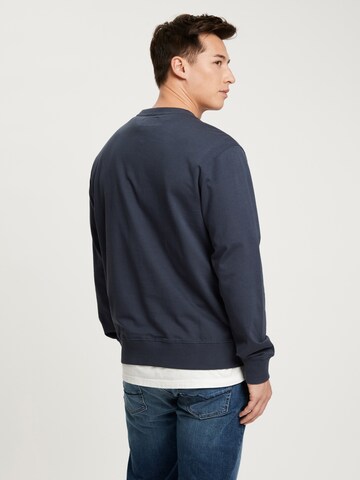 Cross Jeans Sweatshirt ' 25443 ' in Blue