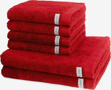 ROSS Handtuch 'Sinfonie' in Rot: Vorderseite