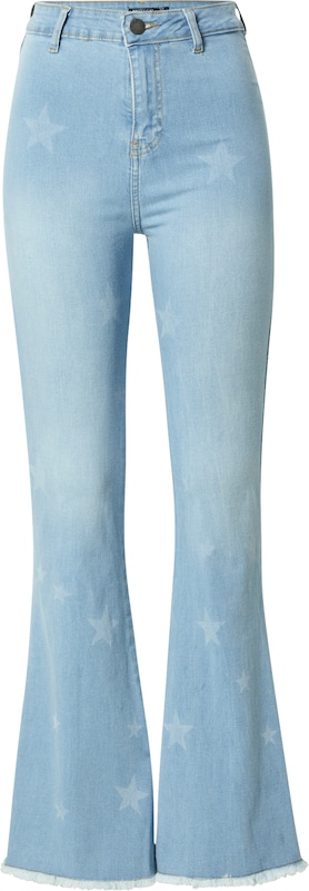 Nasty Gal Flared Jeans in Hellblau Nasty Gal Flared Jeans in Hellblau