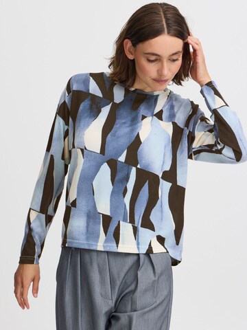 b.young - Camisa 'Pieta' em azul: frente