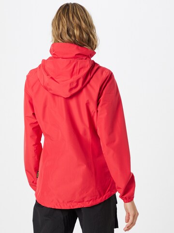 JACK WOLFSKIN - Casaco outdoor 'Stormy Point' em vermelho