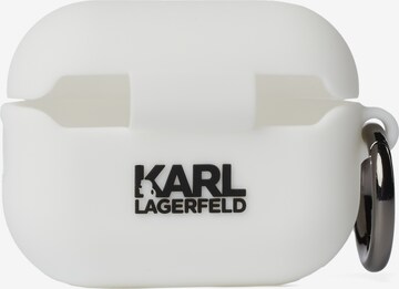 Husă de smartphoneuri de la Karl Lagerfeld pe alb