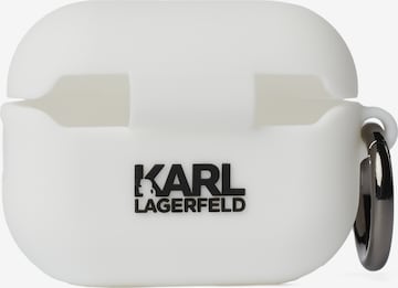 Karl Lagerfeld Θήκη κινητού τηλεφώνου σε λευκό