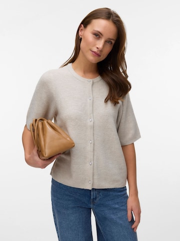 VERO MODA - Cárdigan 'VMLEFILE' en gris: frente