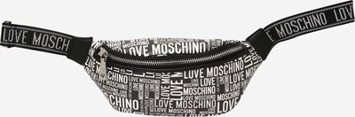 Love Moschino Torba na pasek w kolorze czarny / białym, Podgląd produktu