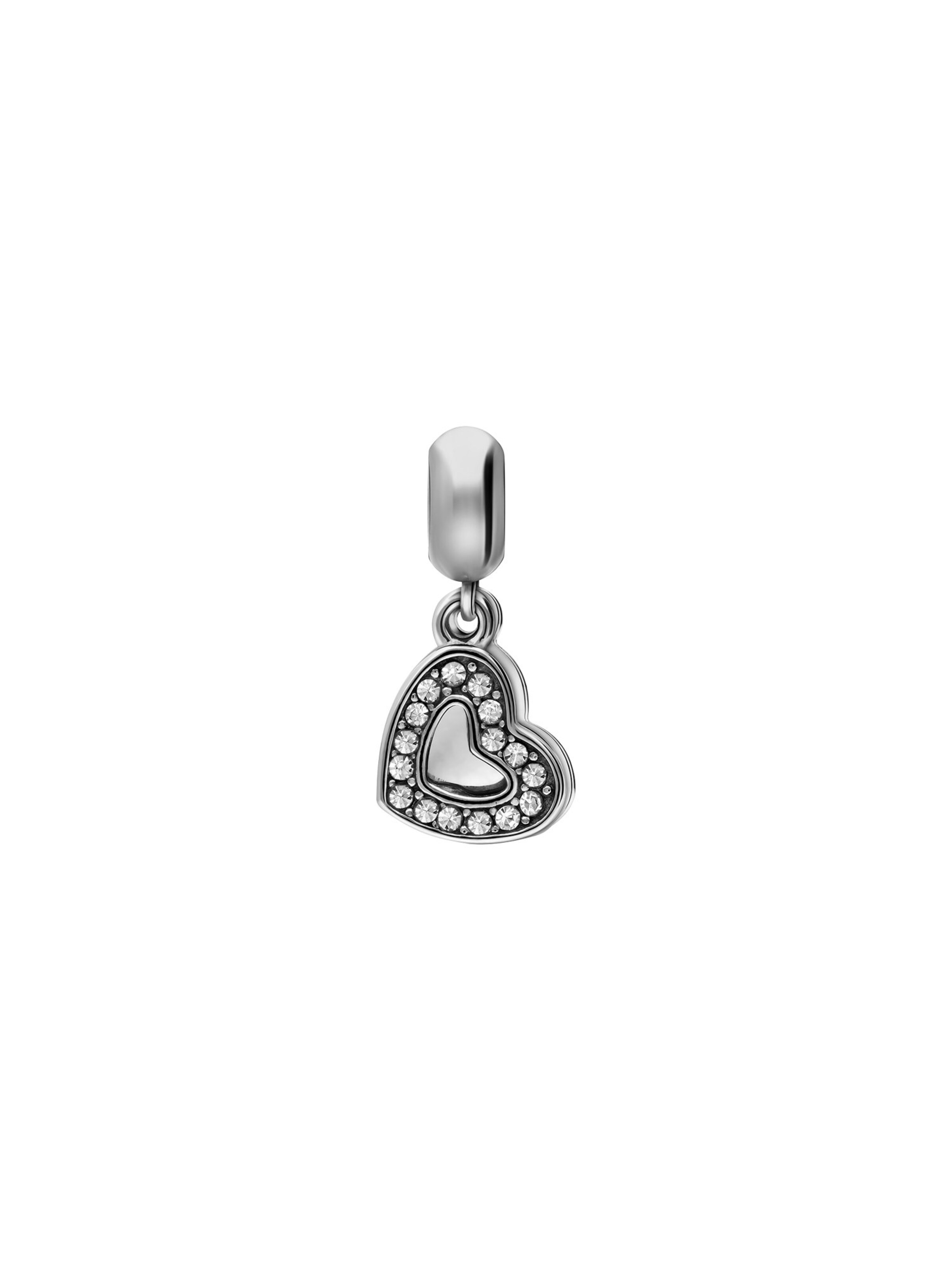 Lucardi Pendant 'Elegant leger' in Silver: front