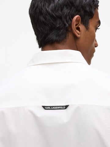 Karl Lagerfeld - Ajuste regular Camisa en blanco