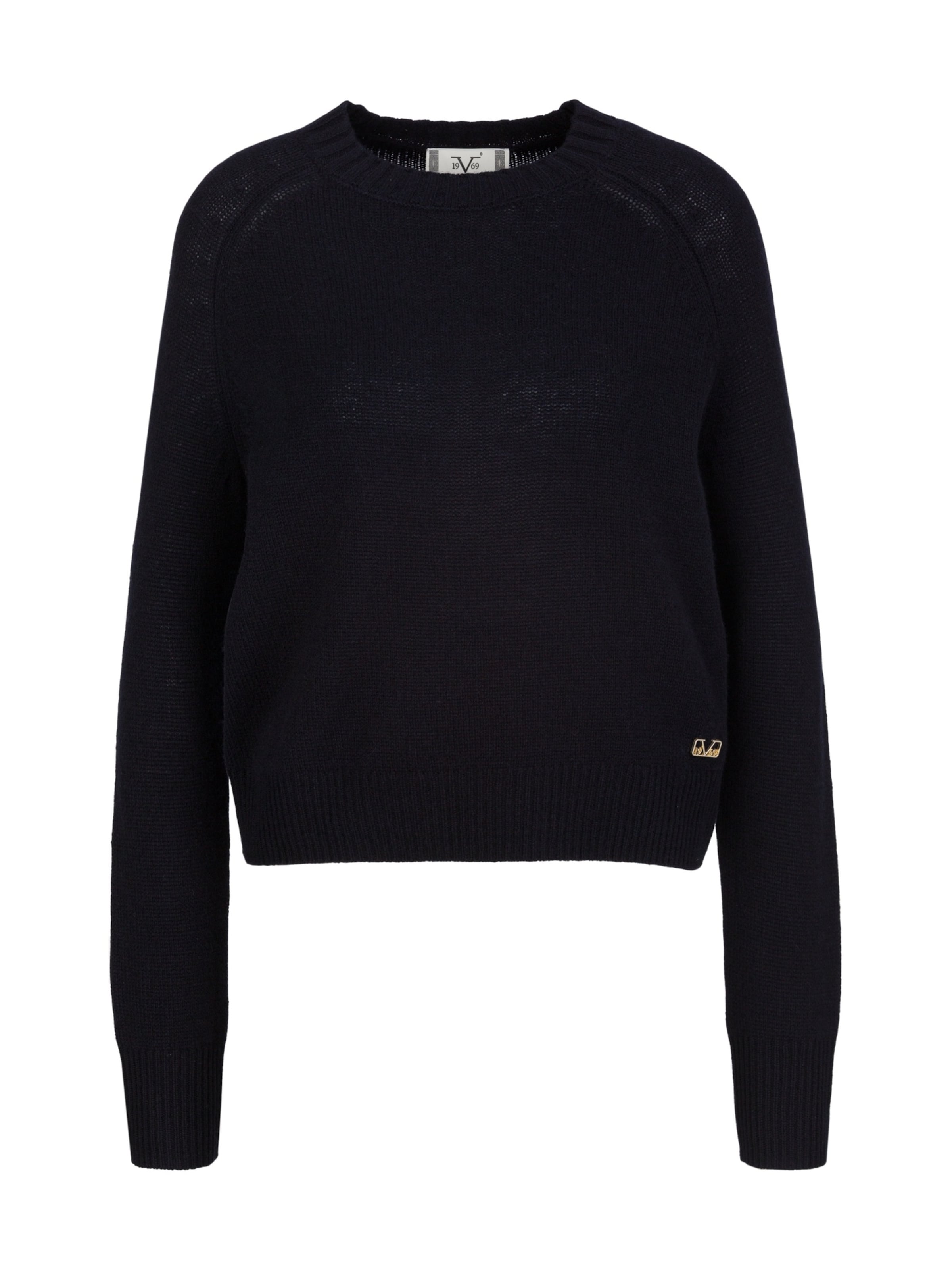 Pull-over 'Lola' 19V69 ITALIA en noir : devant