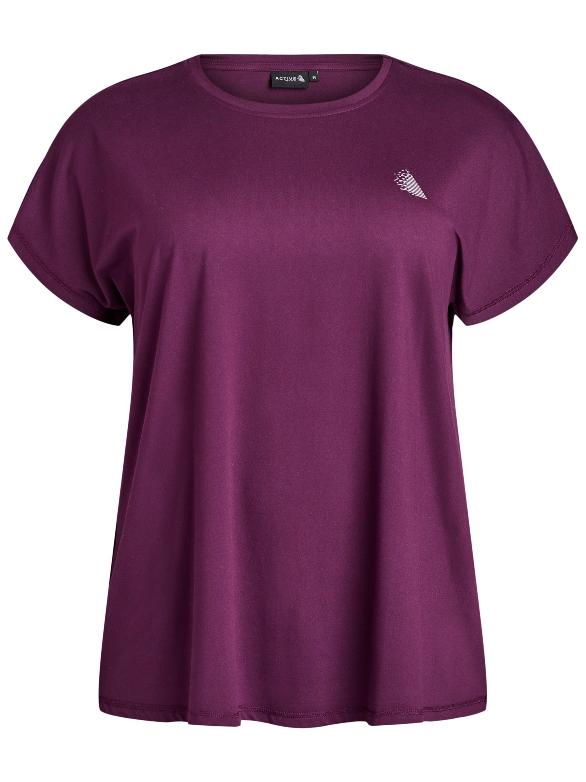 Zizzi Тениска 'Abasic' в лилав: отпред