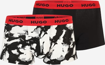 Boxeri de la HUGO Red pe negru: față