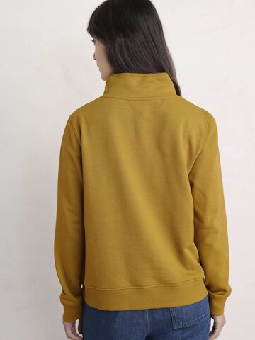 Seasalt Cornwall Sweatshirt 'Greenshank' in Geel