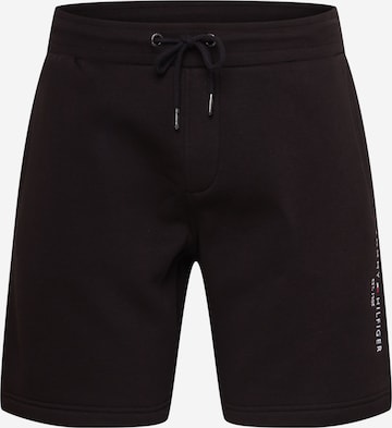 TOMMY HILFIGER Trousers in Black: front