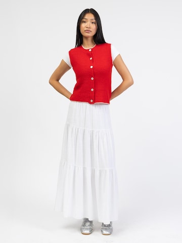 BROKE + SCHÖN Knitted Vest in Red