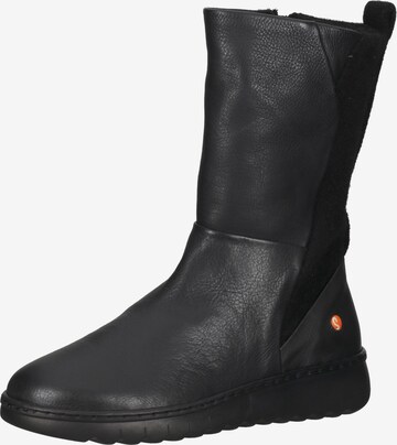 Softinos Ankle Boots in Black: front