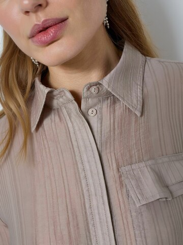 co'couture - Blusa 'Reggie' en beige