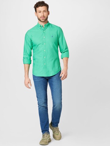 Polo Ralph Lauren Slim fit Overhemd in Groen