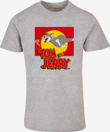 ABSOLUTE CULT T-Shirt 'Tom and Jerry - Chase Scene' in Grau: predná strana