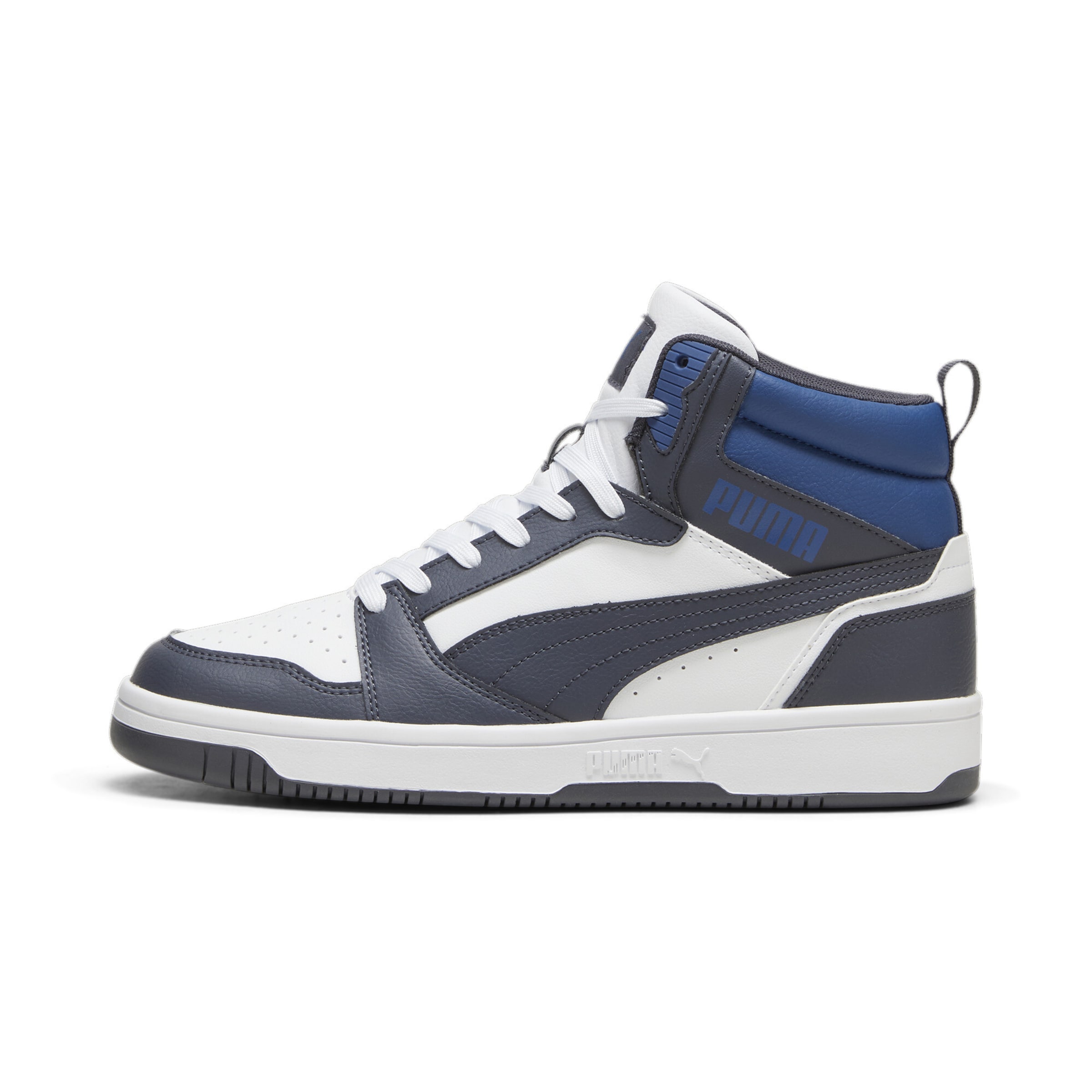 Puma high tops blue discount