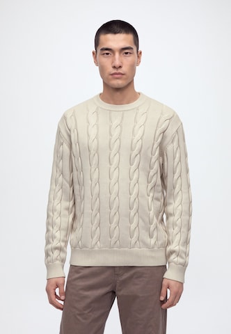 Pull-over BALMOHK en beige : devant