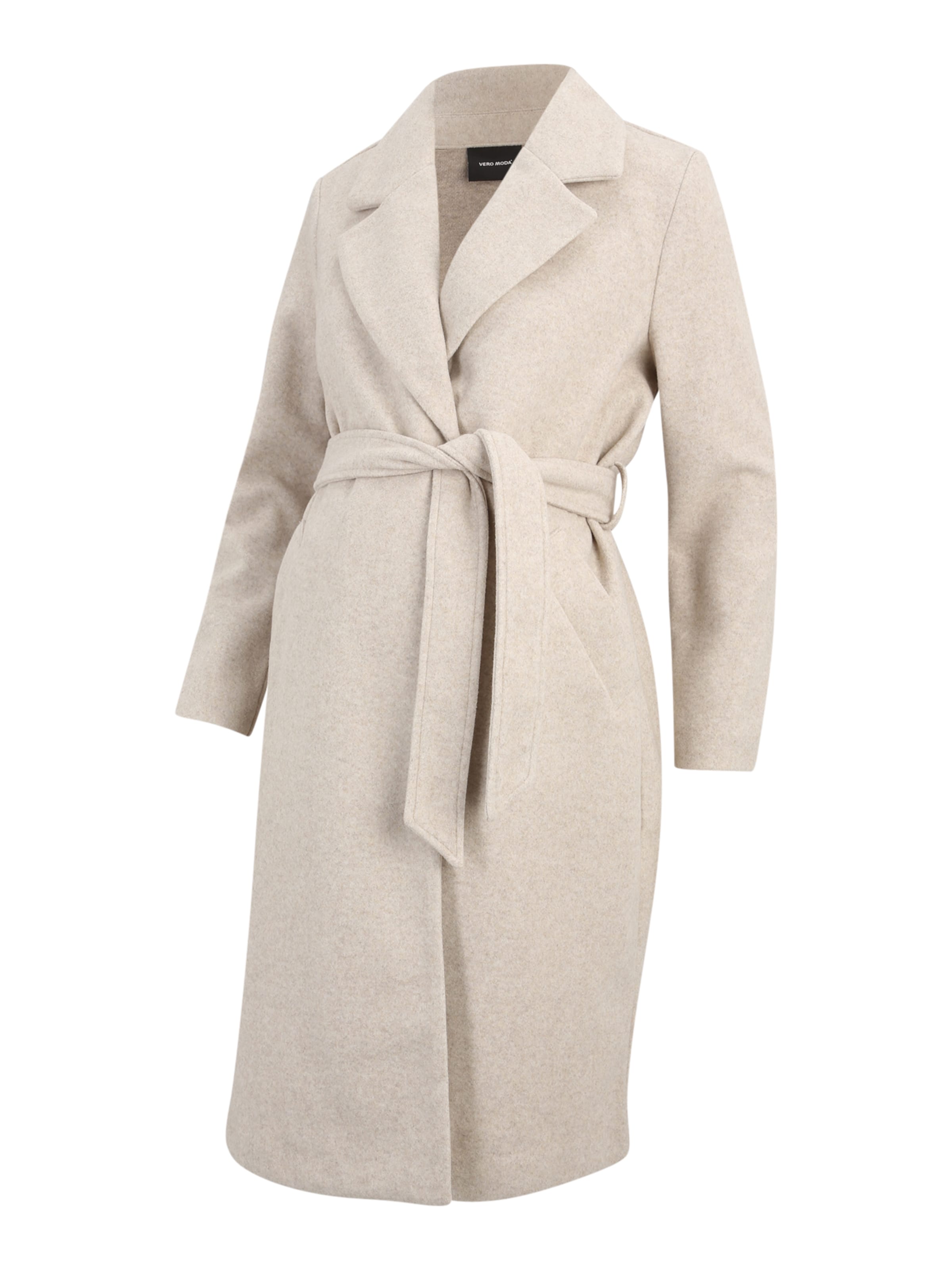 Vero Moda Petite Mantel 'VMFORTUNEAYA' in Beige: Vorderseite