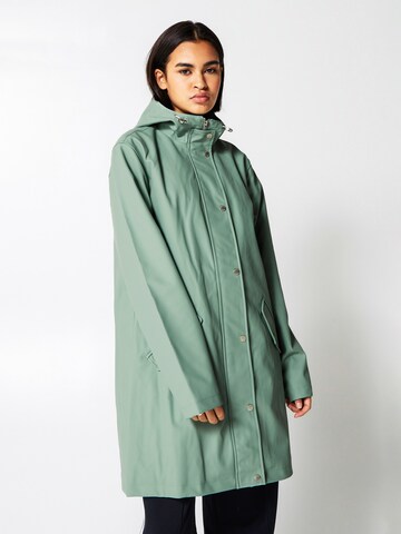 America Today Raincoat in Green: front
