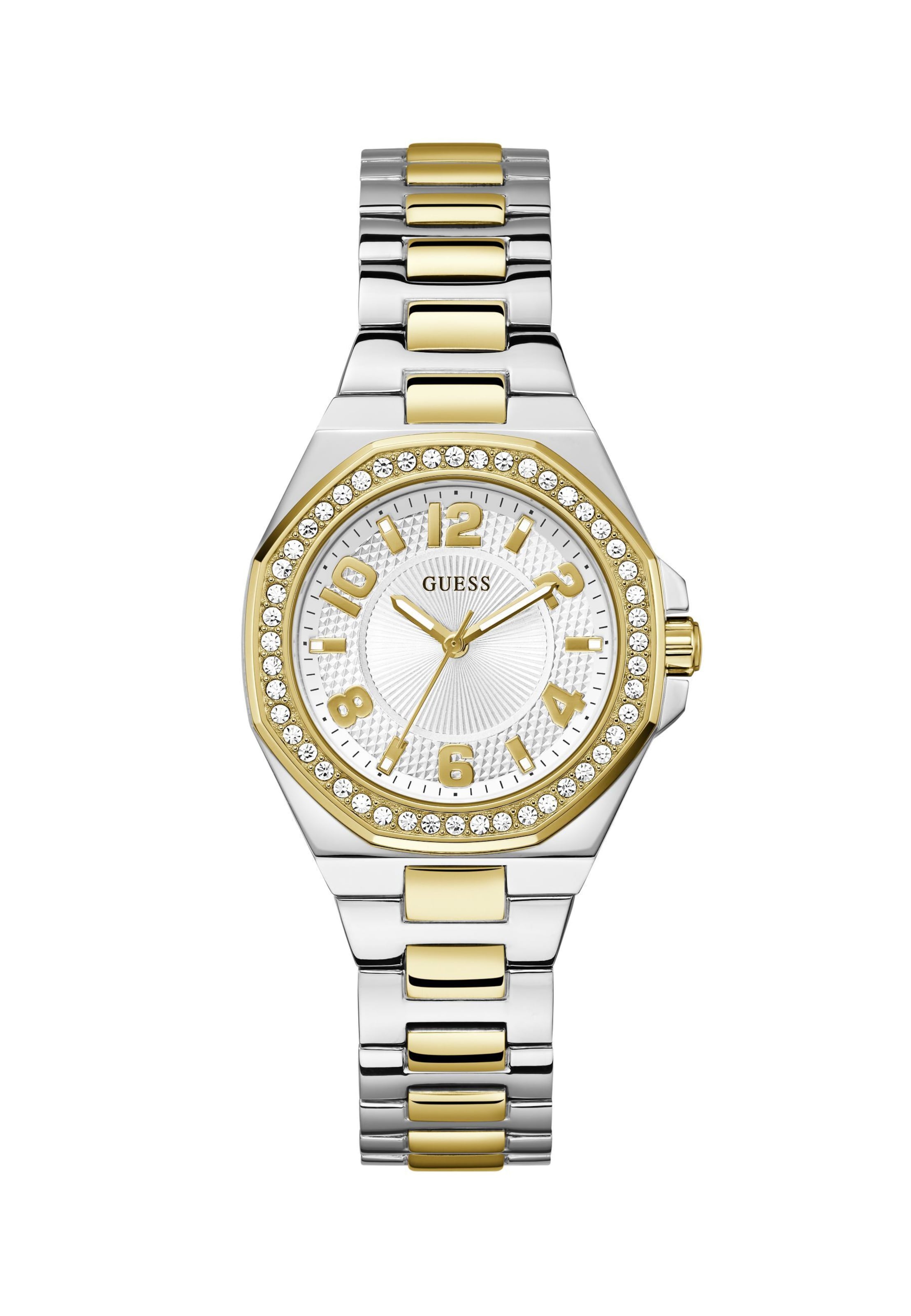 GUESS Analoog horloge 'CONTESSA' in Gemengde kleuren: voorkant