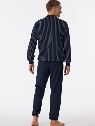 SCHIESSER Pajamas long in Blue