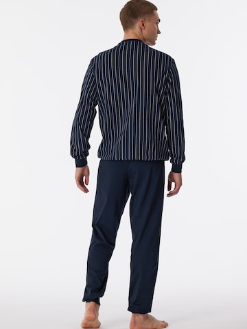 SCHIESSER Pyjama lang ' Comfort Nightwear ' in Blauw