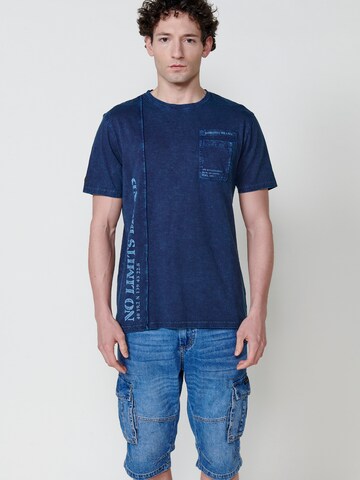 KOROSHI Shirt in Blue: front