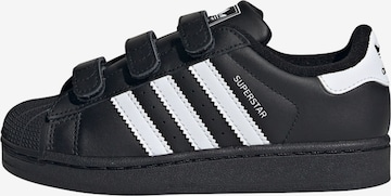 Baskets 'Superstar II' ADIDAS ORIGINALS en noir : devant