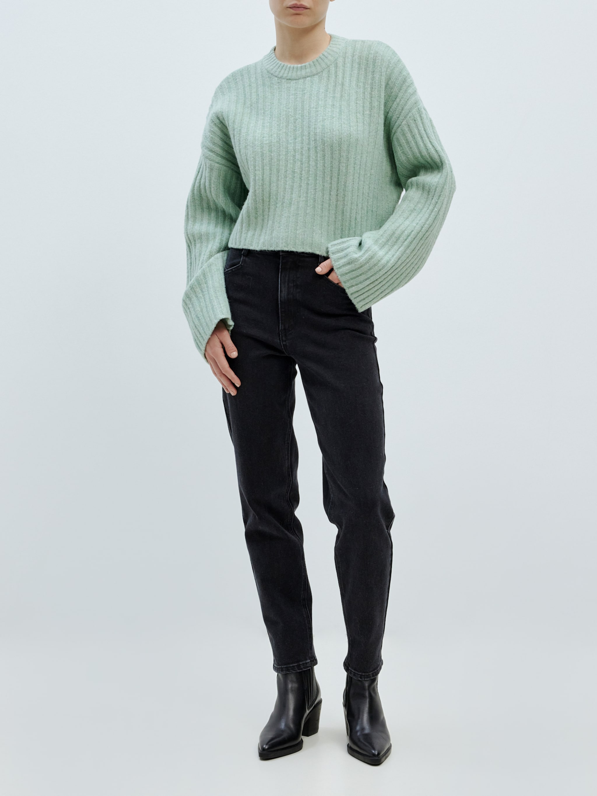 EDITED Producten Trui 'Amie' Mintgroen
