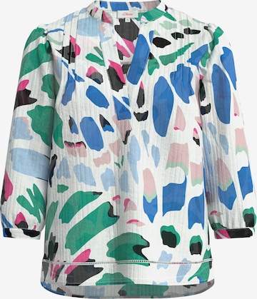 s.Oliver Blouse in Wit: voorkant