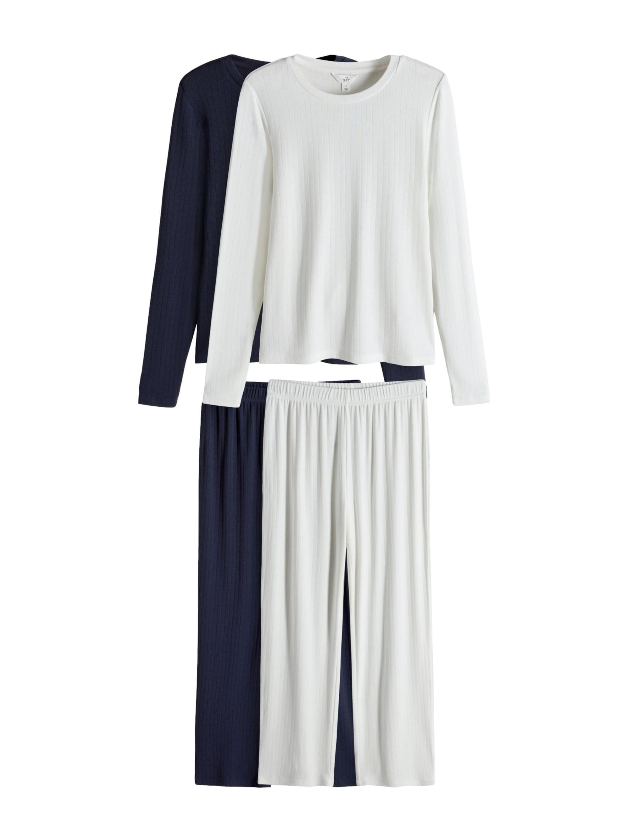 The Set Pyjamas i vit: framsida