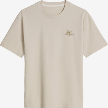 T-Shirt Marc O'Polo en beige : devant